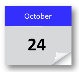24th of October